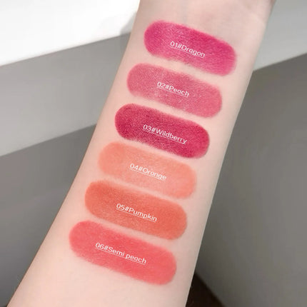 SHAQINUO Large-capacity High Color Rotating Blush Cream Stick 13g Moisturing Natural Long-lasting Waterproof Non-Removing Blush