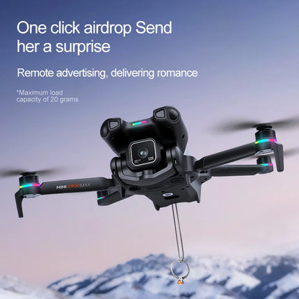K900 MAX 8K Professional Drone with Dual Camera WiFi FPV Aerial Photography 360° Obstacle Avoidance Quadcopter airdrop Drone Toy