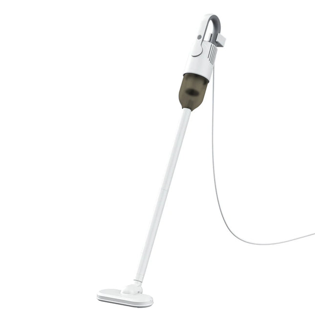 The convenient, high-power, wired in-line vacuum cleaner with strong suction is suitable for home and office use