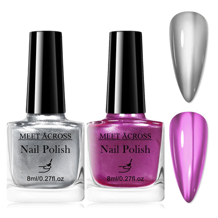 2Pcs 8ml Red Water-Based Peel Off Nail Polish Set Air Dry Easy to Apply Long Lasting Nail Art Manicure Vernis DIY for Home Salon