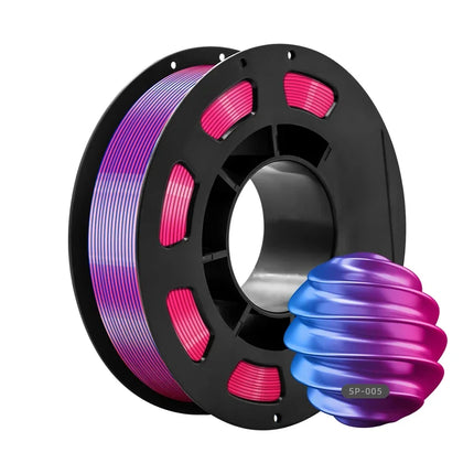 Dual-color PLA Silk 200g 3D Printing Materials 1.75mm 3D Printer Filament for FDM Non-toxic Vacuum Packaging Eco-Friendly