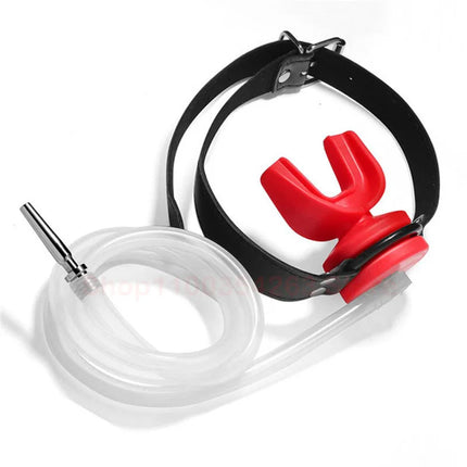 New Piss Urinal Flow Into Mouth Gag Urethral Catheter Plug Bondage Fetish Harness Slave BDSM Gay Adult Games Sex Toys For Man