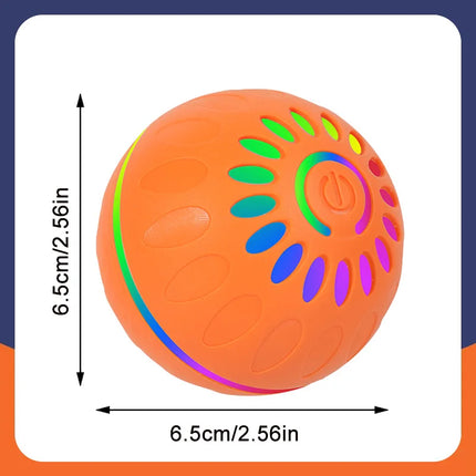 Interactive Smart Dogs Toys Balls - USB Automatic Moving Bouncing Ball for Puppy to Large dog-Electronic Pet Ball Christmas Gift