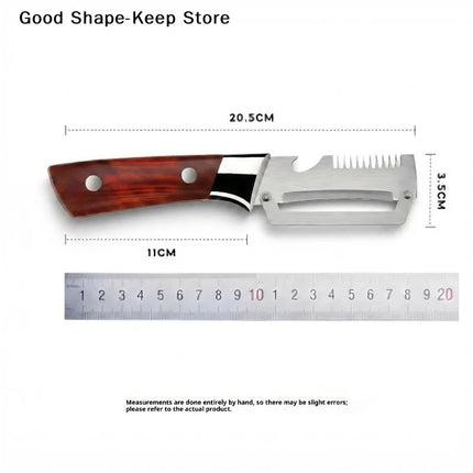 daily3 in 1 Serrated Edge Peeler Versatile Vegetable Knife with Comfortable Handle and Bottle Opener for Kitchen and Bar Use
