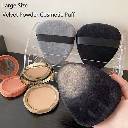 1Pc Women Large Drop Shape Velvet Powder Cosmetic Puff Soft Makeup Sponge Foundation Cream Beauty Make Up Powder Tools