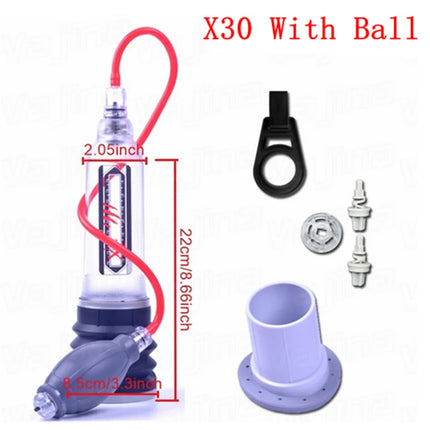 Male Penis Pump Water Vacuum Pump For Men Penis Enlargement Pump Dick Extender Cock Exercises Pump Glans Trainer Adults Sex Toys