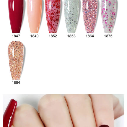 Clou Beaute 15ml HEMA TPO FREE Color Gel Nail Polish Nude Pink Red Green Collection Nail Gel Polish Glitter Soak Off UV LED Gel