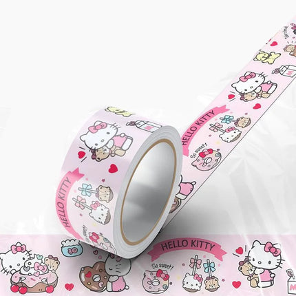 Sanrio Hello Kitty Kuromi Hand Account Labels Baking Decorative Stickers Cartoon Anime  Envelope DIY Sealing Stickers Kids Gift