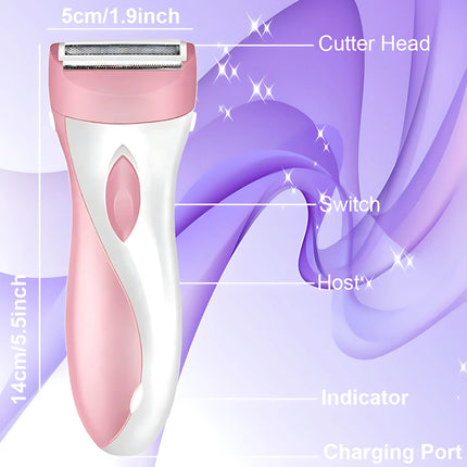 Electric Women Trimmers Epilators Shavers Razors for Women on Private Area and Leg Armpit Back Hair,Girl Bikini Epilator Groomer