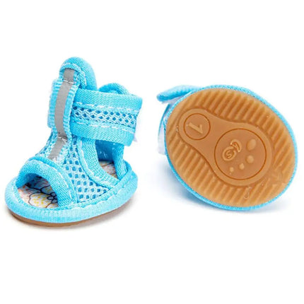 Summer Outdoor Dog Shoes Anti-slip Casual Style Breathable Spring Cute Wear Dog Shoes Puppy Shoes Pet Supplies Pet Sandals
