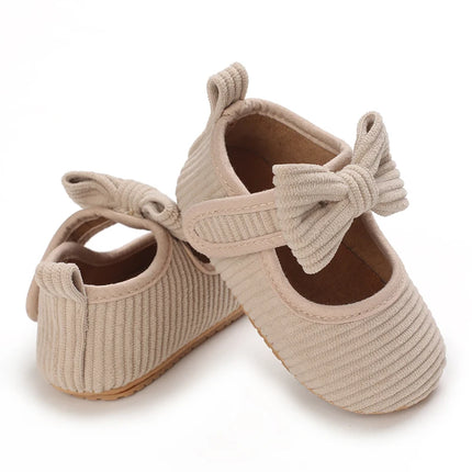 Spring and Autumn Bow Baby Princess Shoes Baby Shoes Baby Shoes Soft soled Anti slip Sneakers