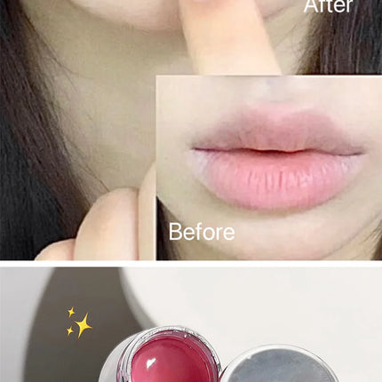DI&XI small silver jar lip balm moisturizing lip care Dudu jelly lip oil moisturizing before makeup