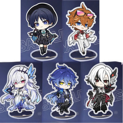 Yuanshen 6.0 Version Characters Acrylic Plaque Standee Figure Arlecchino Tartaglia Wanderer Balladeer Flins Standing Sign Model
