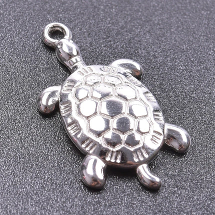 5pcs Stainless Steel Conch Starfish Turtle Charms For Jewelry Making Supplies Ocean Charm Silver Color Pendant Handmade Material