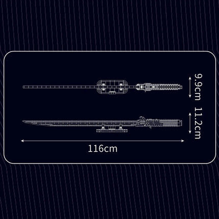 Mould King 10138 Star Plan Toys The Darksaber Building Block Assembly Lightsable Brick Set Educational Kids Christmas Gift