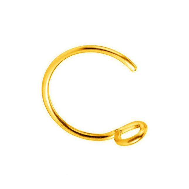 Fake Nose Ring Faux Piercing Jewelry 8Mm Fake Nose Ring Hoop For Faux Lip Septum Nose Ring Set Fake Lip Ring Lip Nail New