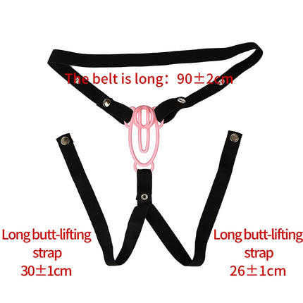 Male fufu Clip Chastity Lock Hide Penis Chastity Lock Cock Ring Binding straps Chastity Lock Outdoor wear Sex Toys For Men Gay
