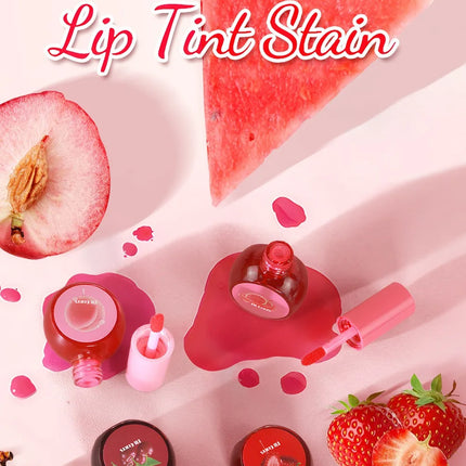 Cherry Juice Fruit Rouge Water 3in1 Cheek Color Eyeshadow Lip Tint Matte Long-lasting Rich Color Liquid Contouring Blush Liquid