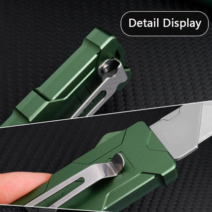 New SK5 High-intensity Aviation Aluminum Cutting Knife Outdoor Camping Portable EDC Tool with 10pcs Replaceable Blades