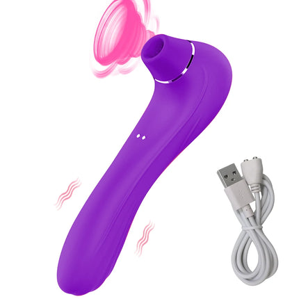 Female Sucking Vibrator Clitoris Stimulator G Spot Dildo Nipple Oral Blowjob Vacuum Clit Sucker Adult Sex Toys for Women