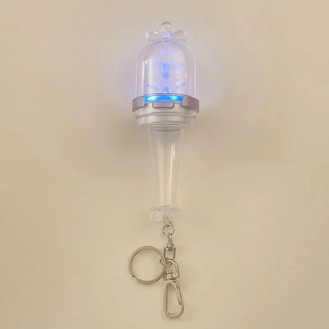 New Illits Mini Lightstick Flashlight Cute Magic Wand With 3types Of Flower Core Moka Wonhee Minju Mini Hand Lamp For Fans Gift