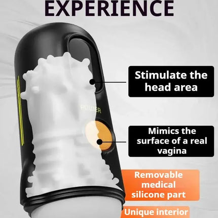 Adult Sex Toy for Men Automatic Sucking Male Masturbator Vibration Penis Trainer APP Control Pocket Vagina Pussy Blowjob Machine