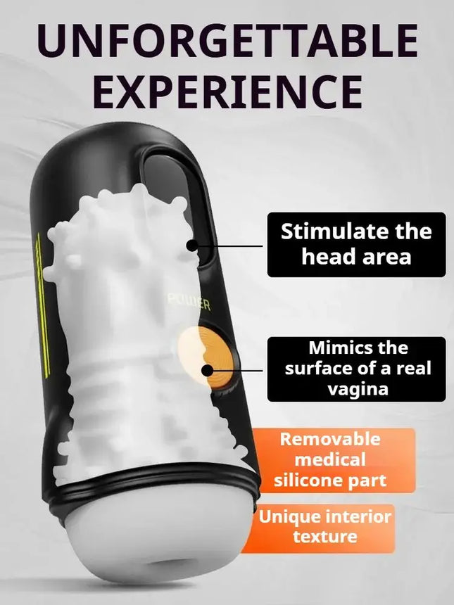 Adult Sex Toy for Men Automatic Sucking Male Masturbator Vibration Penis Trainer APP Control Pocket Vagina Pussy Blowjob Machine