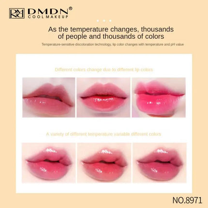 Crystal Petals Color-changing Lipstick Flower Gold Foil Desalination Color Lipstick Soft Delicate Lasting Waterproof Makeup