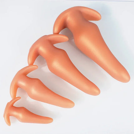 Wearable Anti Drop Soft Anal Plugs Liquid Silicone Huge Butt Plug Prostate Massage Anal Training Comfortable To Wear Butt Plug - DILDO