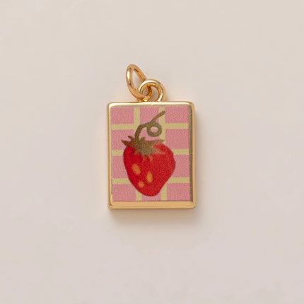 Popular DIY Color Accessories Pendant for Women's 12th Birthday Love Flower charms jewelry making