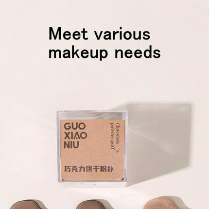 Guoxiaoniu 6PCS Makeup Blender Puff Air Cushion Foundation Sponge Loose Powder Puffs Cosmetic Applicator Tool Wholesale