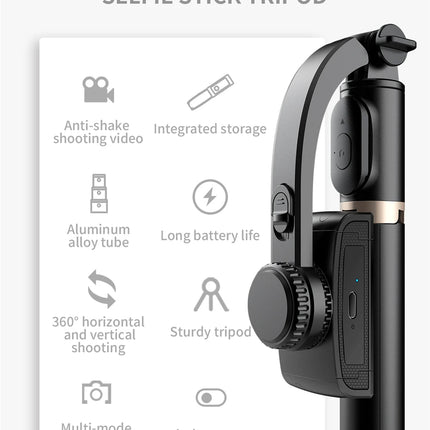 FGCLSY 2024 AI Video stabilizer Bluetooth selfie stick tripod Gimbal Stabilizer For Smartphone Live vertical shooting bracket