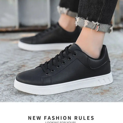 Casual Shoes Loafers British Leather Sneakers Flats Shoes Classic Men Leather Shoes Spring Summer New Trendy All-match Platform