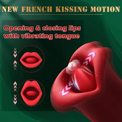 Sex Toys Sucking Vibrator for Women Tongue Licking Clitoris Sucker Female Powerful Clitoral G Spot Nipple Stimulator Adult Goods