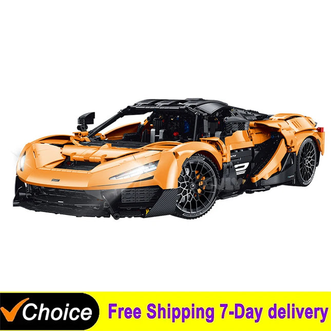 W1 Super Sport Racing Car Building Blocks 3466Pcs Technical 1:8 GULY 10650 Model Bricks Toys for Boys Gift Desktop Ornament Set