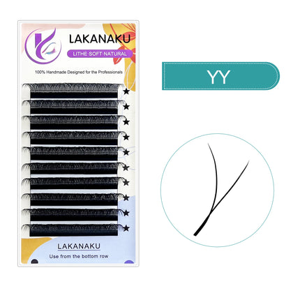 LAKANAKU W Clover Eyelashes Extension Cilios extensiones de pestañas YY/4D/5D/6D/7D/8D Premade Fans Eyelash Extensions Volume
