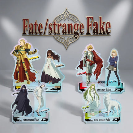 Anime Fate strange Fake 15CM Acrylic Stand keychain Anime Stand Saber Home Decor Tabletop Decoration Birthday Gift