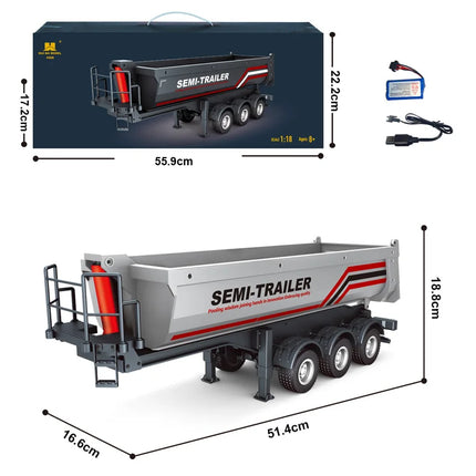 Huina 1501 Scania 770s Fully Proportional Remote Controlled Heavy Truck Trailer Model Tractor Car High end Toy Monster Truck1502