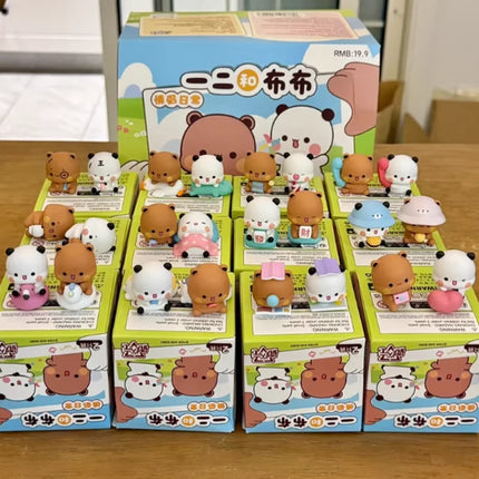 Genuine Yier And Bubu Daily Life Series Blind Box Kawaii Bubu Dudu Figure Desk Decor Ornament Surprise Box Birthday Gift