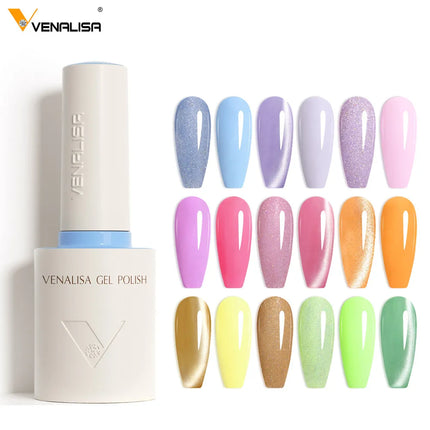 V6 VENALISA 10ml HEMA Free TPO Free Ultra Deep Red Cat Eye Magnet Nail Gel Semi-Permanent Soak Off UV LED Gel Varnish Nails