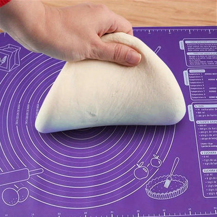 Silicone Pad Baking Mat Sheet Kneading Dough Mat For Kitchen Rolling Dough Pizza Large Dough Non-Stick Maker Holder