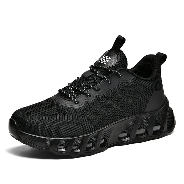 Men's air cushion casual sneakers spring summer lightweight outdoor racing running shoes breathable plus size speed sports shoes