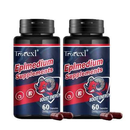 Natural Epimedium Capsules Enhance Endurance Supplement : Boost potency & Morning Power (Men's Health Secret)