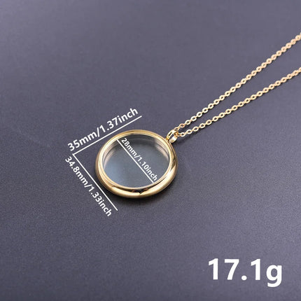 High Fashion Twist Locket Pendant Necklaces For Women Men Jewelry Memory Photo Floating Charm DIY Stainless Steel Lockets Gift