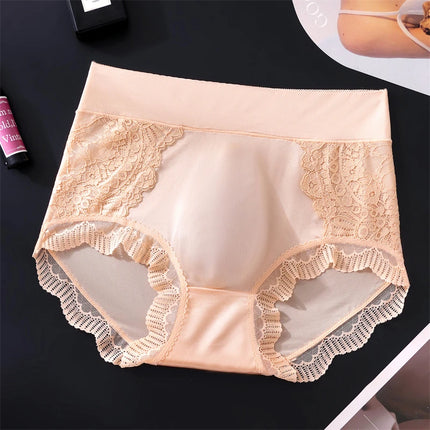 Sexy men's underwear Ice silk lingeries for man adults 18 plus cuecas masculina lace mesh cueca 3D seamless calzoncillos hombre