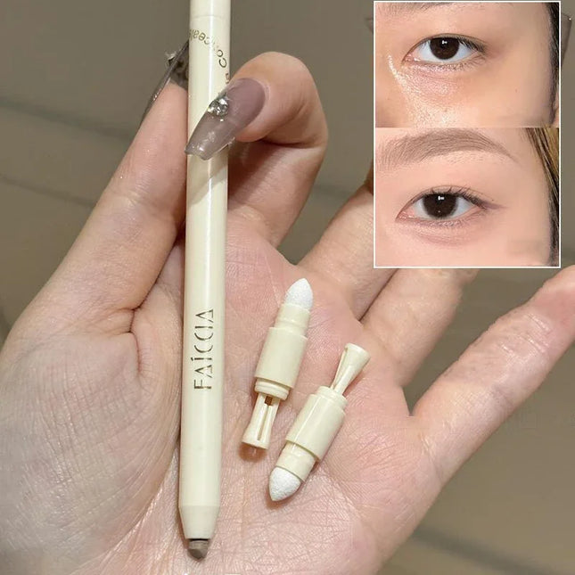 Fair Color Matte Brighten Concealer Pen Eyebag Dark Circles Concealing Stick Sponge Head Precision Concealer Pen With Sharpener