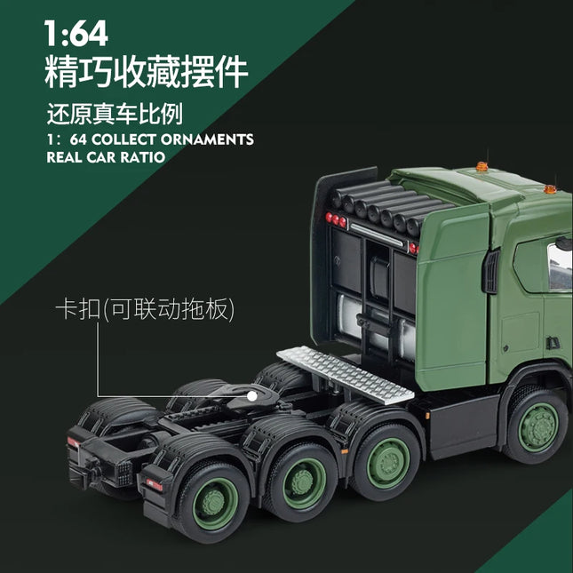 MASSDI Alloy 1/64 Scale SCN1106  SCN1110 Tow Truck/Hummer H1 M1151/Gaz Tiger TANK Alloy Car Model Holiday Gifts Toys