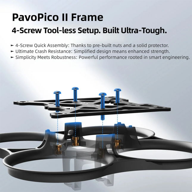 BETAFPV Pavo Pico II Brushless Whoop Frame O4 Air Unit Bracket II 2025 NEW