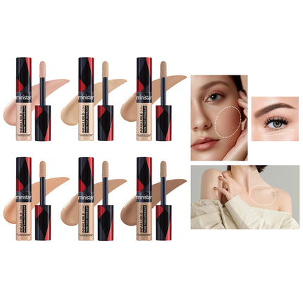 1pc full coverage concealer, waterproof, sweat proof, stain resistant, durable, creating a perfect skin makeup look