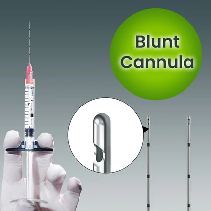 50pcs Micro Tip Blunt Cannula for Filler 18G 20G 21G 22G 23G 25G 27G 30G Disposable Sterile Nose/Lip Micro Cannula